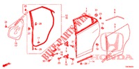 REAR DOOR PANELS (4D)  for Honda CIVIC TOURER DIESEL 1.6 LIFESTYLE 5 Doors 6 speed manual 2014