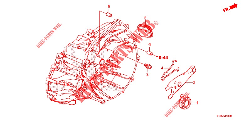 CLUTCH RELEASE (DIESEL) for Honda CIVIC TOURER DIESEL 1.6 LIFESTYLE 5 Doors 6 speed manual 2014