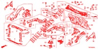 FRONT BULKHEAD/DASHBOARD  for Honda CIVIC TOURER DIESEL 1.6 S 5 Doors 6 speed manual 2014