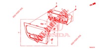 HEATER CONTROL (RH) for Honda CIVIC TOURER DIESEL 1.6 S 5 Doors 6 speed manual 2014