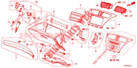 INSTRUMENT GARNISH (COTE DE PASSAGER) (RH) for Honda CIVIC TOURER DIESEL 1.6 S 5 Doors 6 speed manual 2014