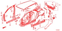 OUTER PANELS/REAR PANEL  for Honda CIVIC TOURER DIESEL 1.6 S 5 Doors 6 speed manual 2014