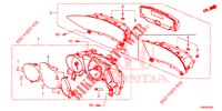 SPEEDOMETER  for Honda CIVIC TOURER DIESEL 1.6 S 5 Doors 6 speed manual 2014