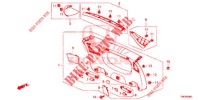 TAILGATE LINING/ REAR PANEL LINING (2D)  for Honda CIVIC TOURER DIESEL 1.6 S 5 Doors 6 speed manual 2014