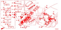 WIRE HARNESS (1) (RH) for Honda CIVIC TOURER DIESEL 1.6 S 5 Doors 6 speed manual 2014