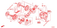 AIR CONDITIONER (COMPRESSEUR) (DIESEL) for Honda CIVIC TOURER DIESEL 1.6 SE 5 Doors 6 speed manual 2014
