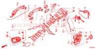 FRONT DOOR LOCKS/OUTER HA NDLE  for Honda CIVIC TOURER DIESEL 1.6 SE 5 Doors 6 speed manual 2014