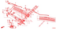FRONT WINDSHIELD WIPER (RH) for Honda CIVIC TOURER DIESEL 1.6 SE 5 Doors 6 speed manual 2014