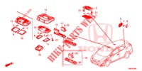 INTERIOR LIGHT  for Honda CIVIC TOURER DIESEL 1.6 SE 5 Doors 6 speed manual 2014