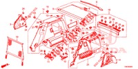 TRUNK SIDE LINING  for Honda CIVIC TOURER DIESEL 1.6 SE 5 Doors 6 speed manual 2014