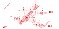 WATER HOSE/HEATER DUCT (DIESEL) for Honda CIVIC TOURER DIESEL 1.6 SE 5 Doors 6 speed manual 2014