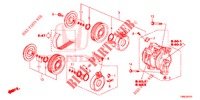 AIR CONDITIONER (COMPRESSEUR) (DIESEL) for Honda CIVIC TOURER DIESEL 1.6 ES 5 Doors 6 speed manual 2015