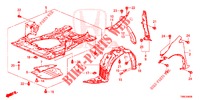FRONT FENDERS  for Honda CIVIC TOURER DIESEL 1.6 ES 5 Doors 6 speed manual 2015
