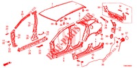 OUTER PANELS/REAR PANEL  for Honda CIVIC TOURER DIESEL 1.6 ES 5 Doors 6 speed manual 2015