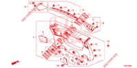 TAILGATE LINING/ REAR PANEL LINING (2D)  for Honda CIVIC TOURER DIESEL 1.6 ES 5 Doors 6 speed manual 2015