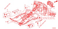 FLOOR MAT/INSULATOR  for Honda CIVIC TOURER DIESEL 1.6 EX 5 Doors 6 speed manual 2015