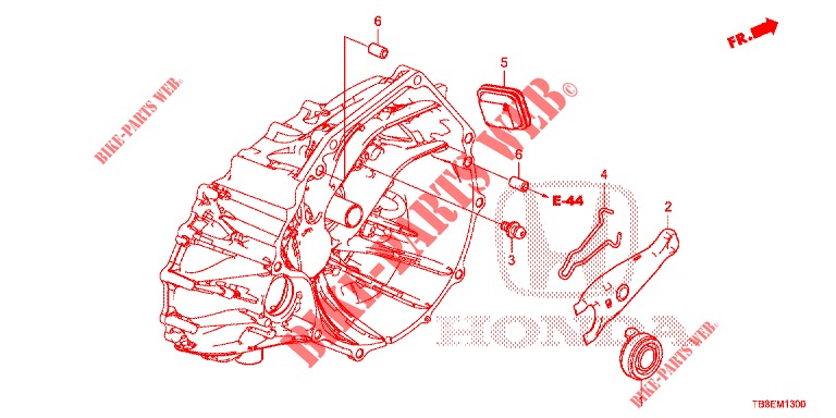 CLUTCH RELEASE (DIESEL) for Honda CIVIC TOURER DIESEL 1.6 EX 5 Doors 6 speed manual 2015