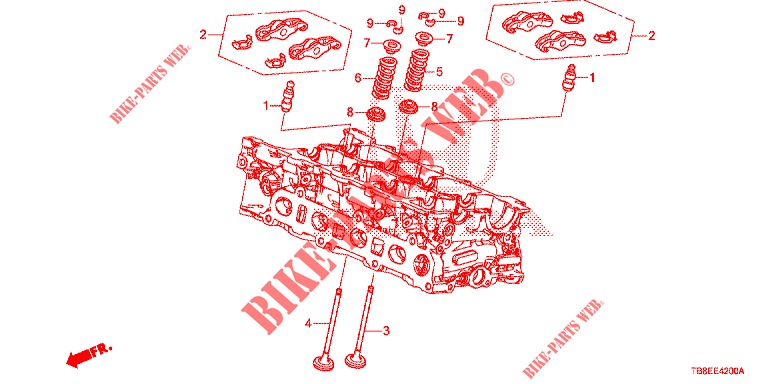 VALVE/ROCKER ARM (DIESEL) for Honda CIVIC TOURER DIESEL 1.6 EX 5 Doors 6 speed manual 2015