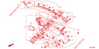 TAILGATE LINING/ REAR PANEL LINING (2D)  for Honda CIVIC TOURER DIESEL 1.6 EXGT 5 Doors 6 speed manual 2015