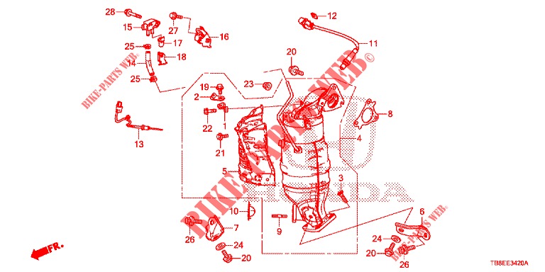 TORQUE CONVERTER (DIESEL) (1) for Honda CIVIC TOURER DIESEL 1.6 EXGT 5 Doors 6 speed manual 2015