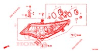 HEADLIGHT  for Honda CIVIC TOURER DIESEL 1.6 SE 5 Doors 6 speed manual 2015