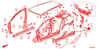 OUTER PANELS/REAR PANEL  for Honda CIVIC TOURER DIESEL 1.6 SE 5 Doors 6 speed manual 2015