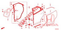 REAR DOOR PANELS (4D)  for Honda CIVIC TOURER DIESEL 1.6 SE 5 Doors 6 speed manual 2015
