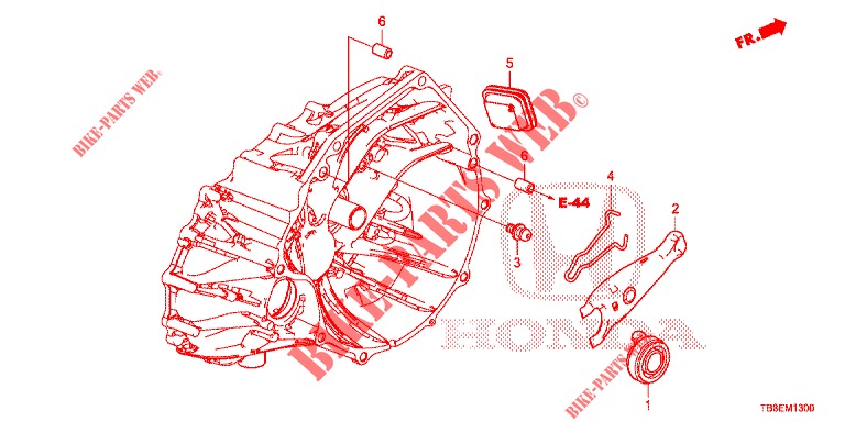 CLUTCH RELEASE (DIESEL) for Honda CIVIC TOURER DIESEL 1.6 SE 5 Doors 6 speed manual 2015