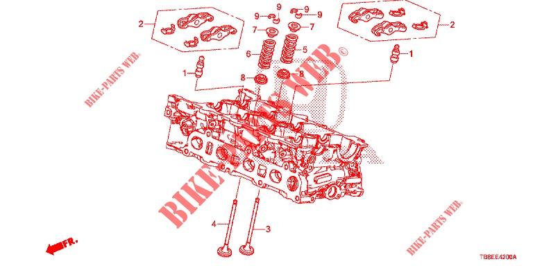 VALVE/ROCKER ARM (DIESEL) for Honda CIVIC TOURER DIESEL 1.6 SE 5 Doors 6 speed manual 2015