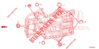 GROMMET (INFERIEUR) for Honda CIVIC TOURER DIESEL 1.6 ES 5 Doors 6 speed manual 2016