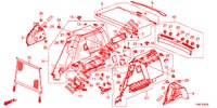 TRUNK SIDE LINING  for Honda CIVIC TOURER DIESEL 1.6 ES 5 Doors 6 speed manual 2016