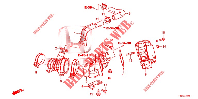 CONTROL VALVE INLET PRESSURE (DIESEL) for Honda CIVIC TOURER DIESEL 1.6 ES 5 Doors 6 speed manual 2016