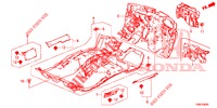FLOOR MAT/INSULATOR  for Honda CIVIC TOURER DIESEL 1.6 EX 5 Doors 6 speed manual 2016