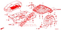 UNDER COVER  for Honda CIVIC TOURER DIESEL 1.6 EX 5 Doors 6 speed manual 2016