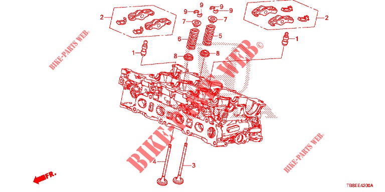 VALVE/ROCKER ARM (DIESEL) for Honda CIVIC TOURER DIESEL 1.6 EX 5 Doors 6 speed manual 2016