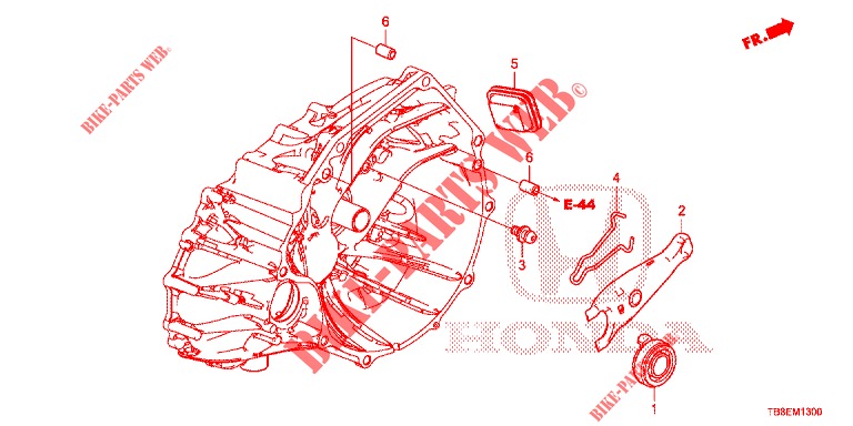 CLUTCH RELEASE (DIESEL) for Honda CIVIC TOURER DIESEL 1.6 EXGT 5 Doors 6 speed manual 2016