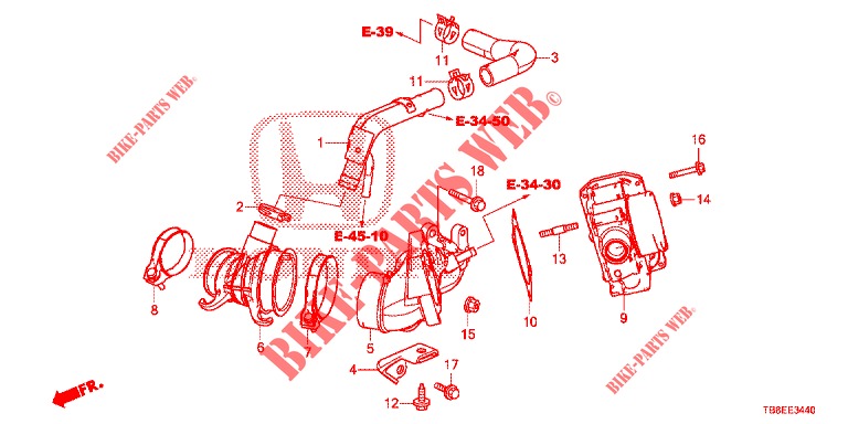 CONTROL VALVE INLET PRESSURE (DIESEL) for Honda CIVIC TOURER DIESEL 1.6 EXGT 5 Doors 6 speed manual 2016