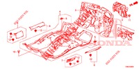 FLOOR MAT/INSULATOR  for Honda CIVIC TOURER DIESEL 1.6 S 5 Doors 6 speed manual 2016