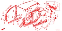 OUTER PANELS/REAR PANEL  for Honda CIVIC TOURER DIESEL 1.6 S 5 Doors 6 speed manual 2016