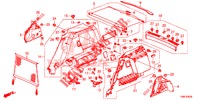 TRUNK SIDE LINING  for Honda CIVIC TOURER DIESEL 1.6 S 5 Doors 6 speed manual 2016