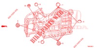 GROMMET (INFERIEUR) for Honda CIVIC TOURER DIESEL 1.6 SE 5 Doors 6 speed manual 2016