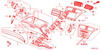 INSTRUMENT GARNISH (COTE DE PASSAGER) (RH) for Honda CIVIC TOURER DIESEL 1.6 SE 5 Doors 6 speed manual 2016