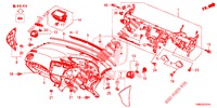 INSTRUMENT PANEL UPPER (RH) for Honda CIVIC TOURER DIESEL 1.6 SE 5 Doors 6 speed manual 2016