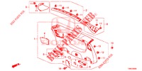 TAILGATE LINING/ REAR PANEL LINING (2D)  for Honda CIVIC TOURER DIESEL 1.6 SE 5 Doors 6 speed manual 2016