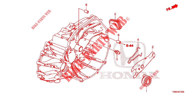 CLUTCH RELEASE (DIESEL) for Honda CIVIC TOURER DIESEL 1.6 SE 5 Doors 6 speed manual 2016