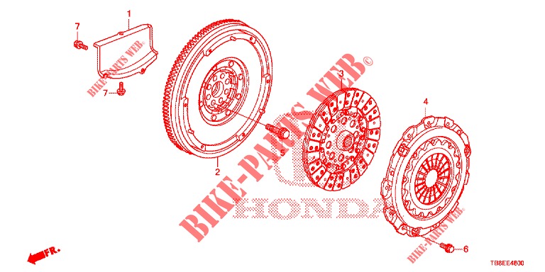 CLUTCH SHIFT FORK (DIESEL) for Honda CIVIC TOURER DIESEL 1.6 SE 5 Doors 6 speed manual 2016