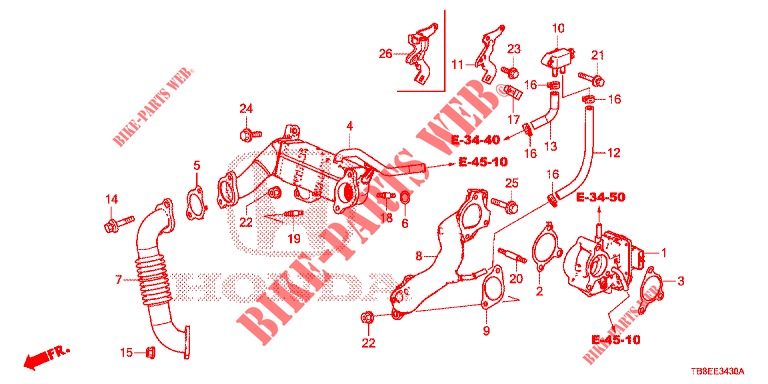 LOW PRESSURE VALVE (DIESEL) for Honda CIVIC TOURER DIESEL 1.6 SE 5 Doors 6 speed manual 2016