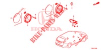 ANTENNA/SPEAKER  for Honda CIVIC TOURER DIESEL 1.6 ES 5 Doors 6 speed manual 2017