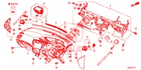 INSTRUMENT PANEL UPPER (RH) for Honda CIVIC TOURER DIESEL 1.6 ES 5 Doors 6 speed manual 2017