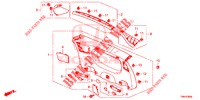 TAILGATE LINING/ REAR PANEL LINING (2D)  for Honda CIVIC TOURER DIESEL 1.6 ES 5 Doors 6 speed manual 2017